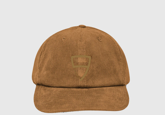 9WERKS Logo Cord Cap, Caramel