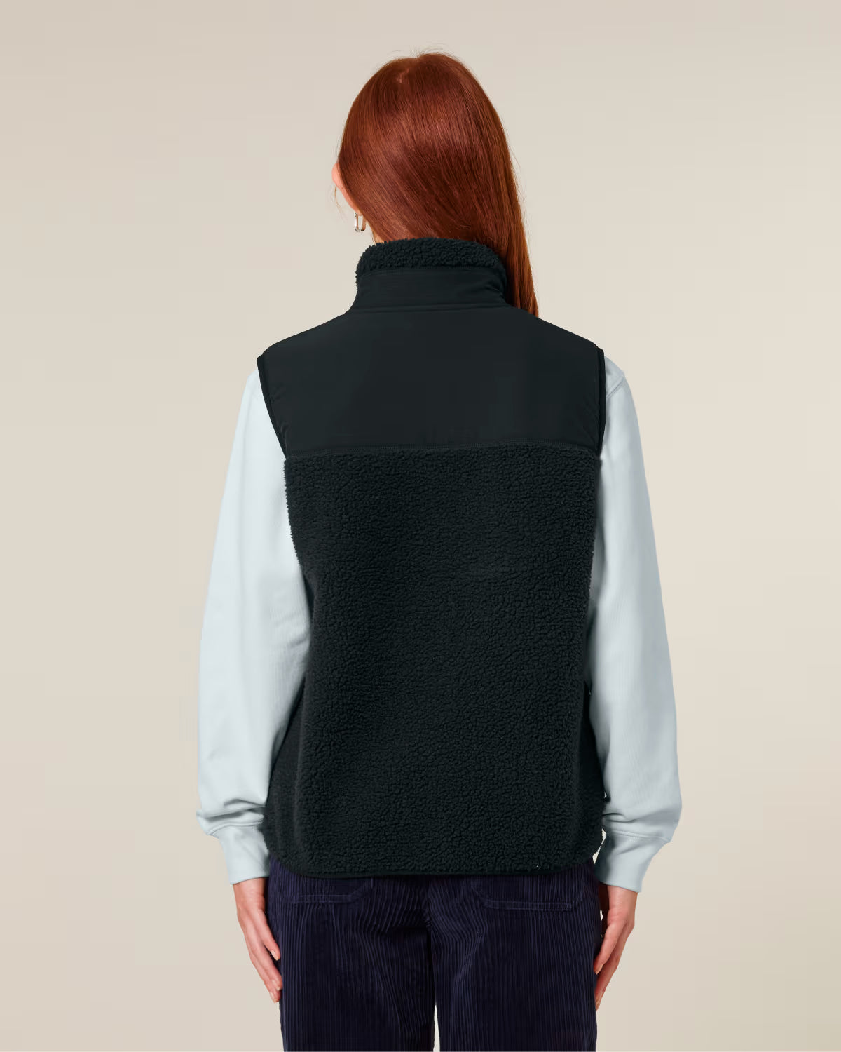 9WERKS Logo Gilet Jacket, black